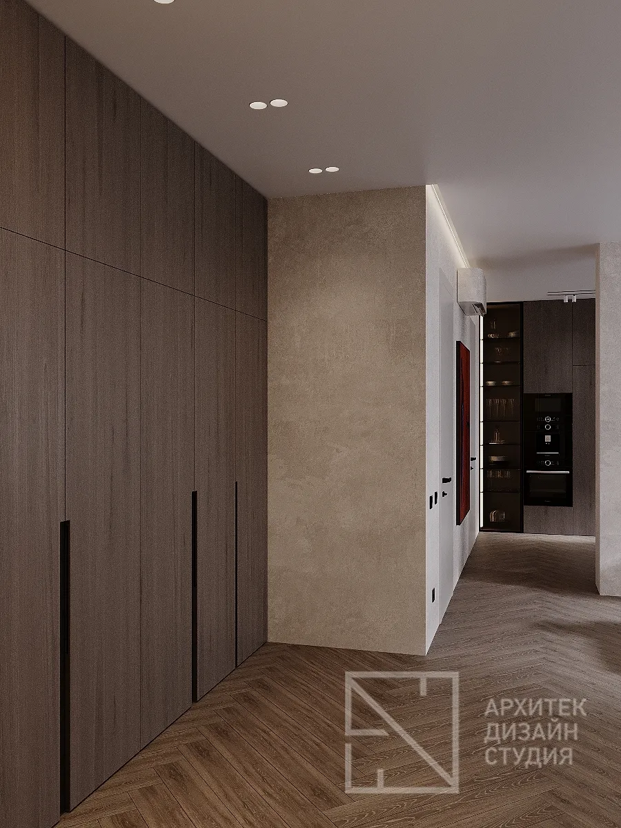 Дизайн интерьера квартиры в г. Абакан по ул. Авиаторов 1В/2 - Прихожая - Фото 2